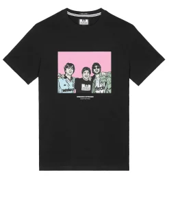 Große Größen - T-Shirt mit Grafik „Diego“ in Schwarz