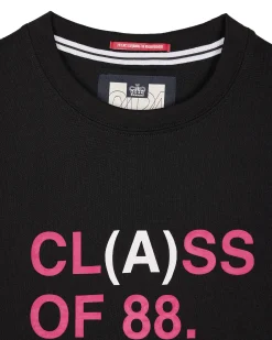 Große Größen - T-Shirt mit Grafik „Class A“ in Schwarz