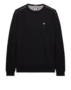 Große Größen - Vega Sweatshirt Schwarz/Mid House Check