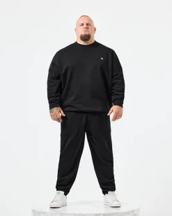Große Größen - Vega Sweatshirt Schwarz/Mid House Check
