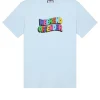 Hallelujah Grafik T-Shirt Ozeanwelle Blau