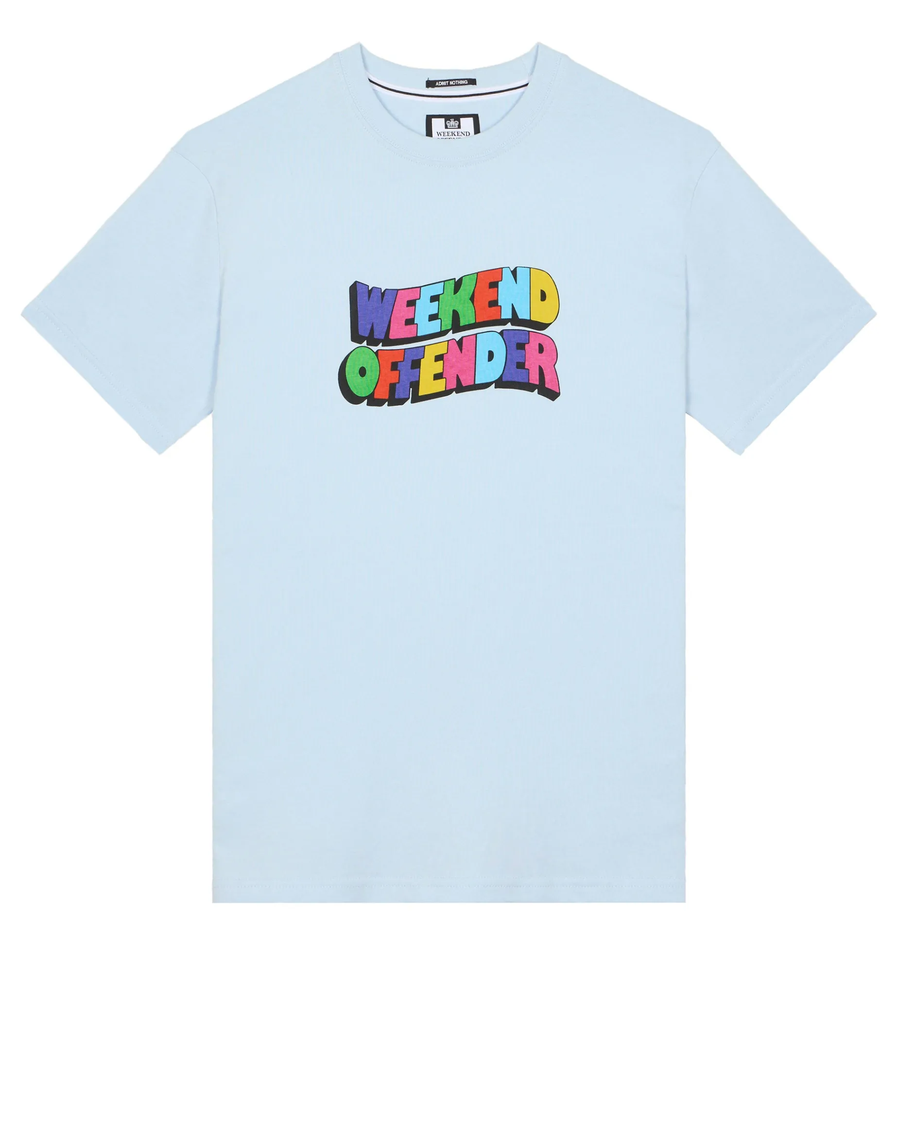 Hallelujah Grafik T-Shirt Ozeanwelle Blau