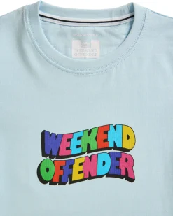 Hallelujah Grafik T-Shirt für Kinder Ocean Wave Blau