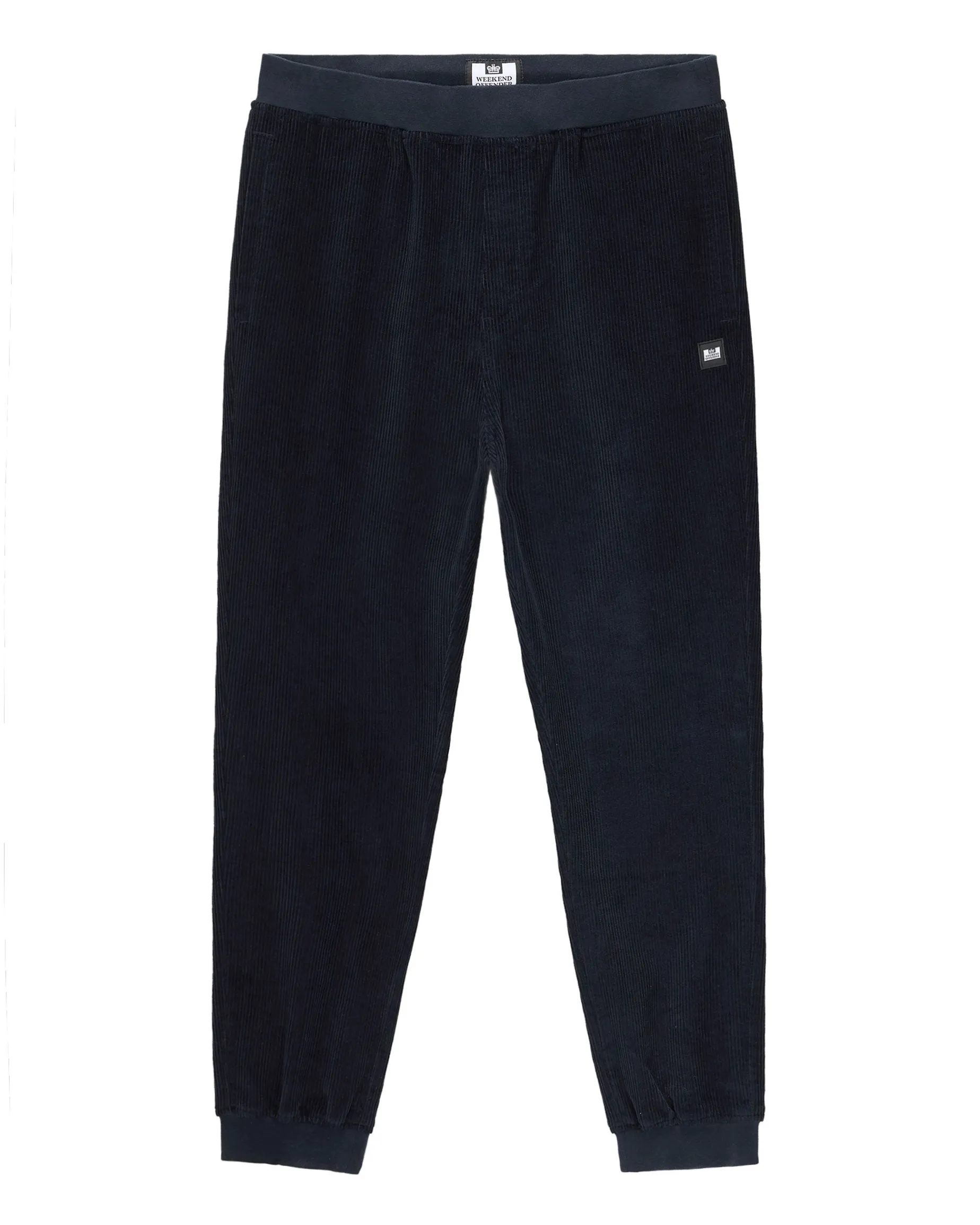 Hemsley – Cord-Trainingshose in Marineblau