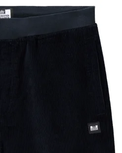 Hemsley – Cord-Trainingshose in Marineblau