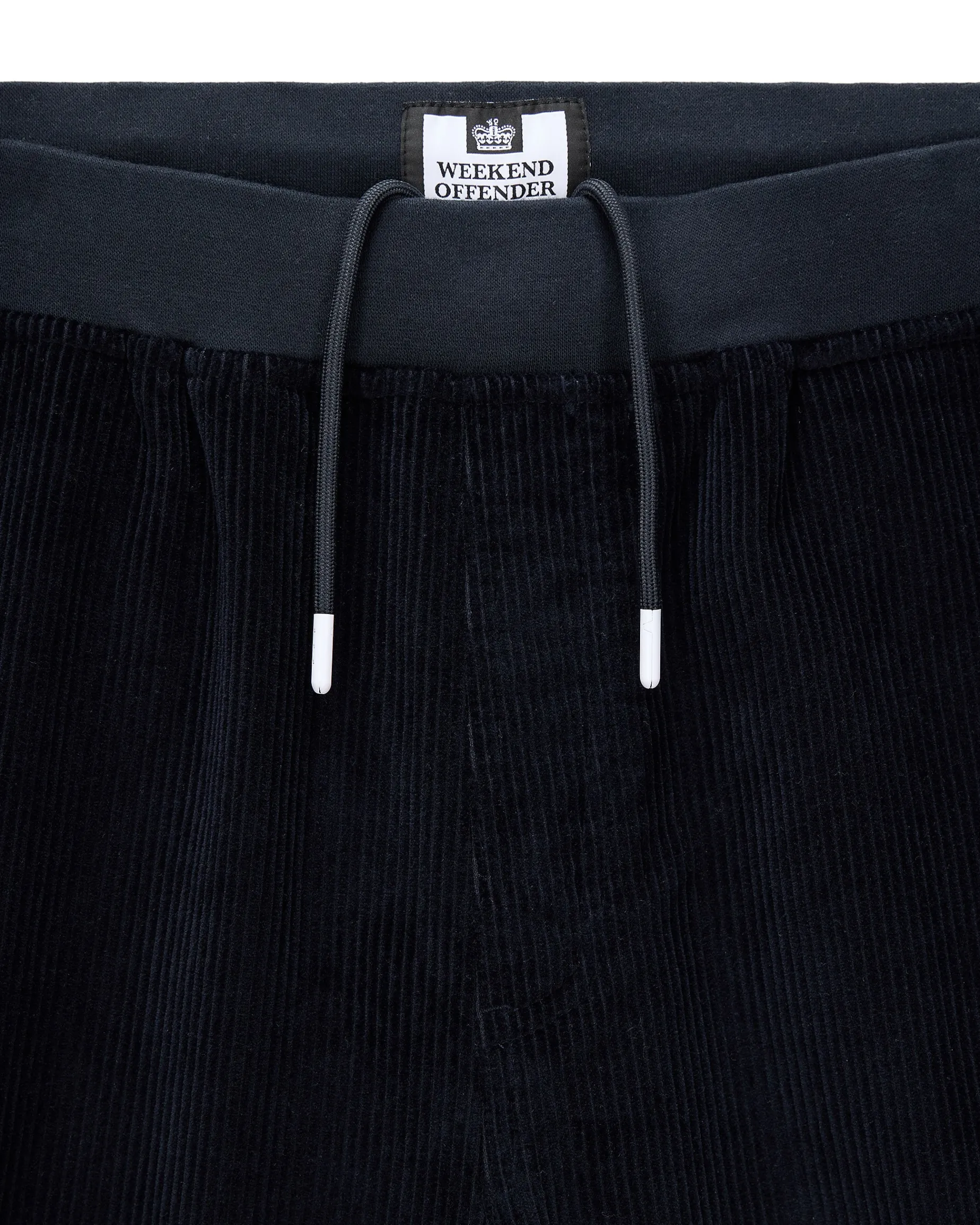 Hemsley – Cord-Trainingshose in Marineblau