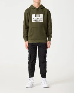 HM Service Classic Hoodie Dunkelgrün für Kinder