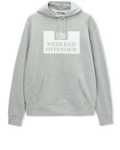 HM Service Klassischer Hoodie Graumeliert