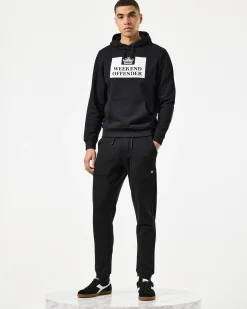 HM Service Klassischer Hoodie Schwarz