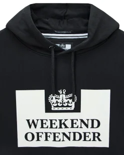 HM Service Klassischer Hoodie Schwarz