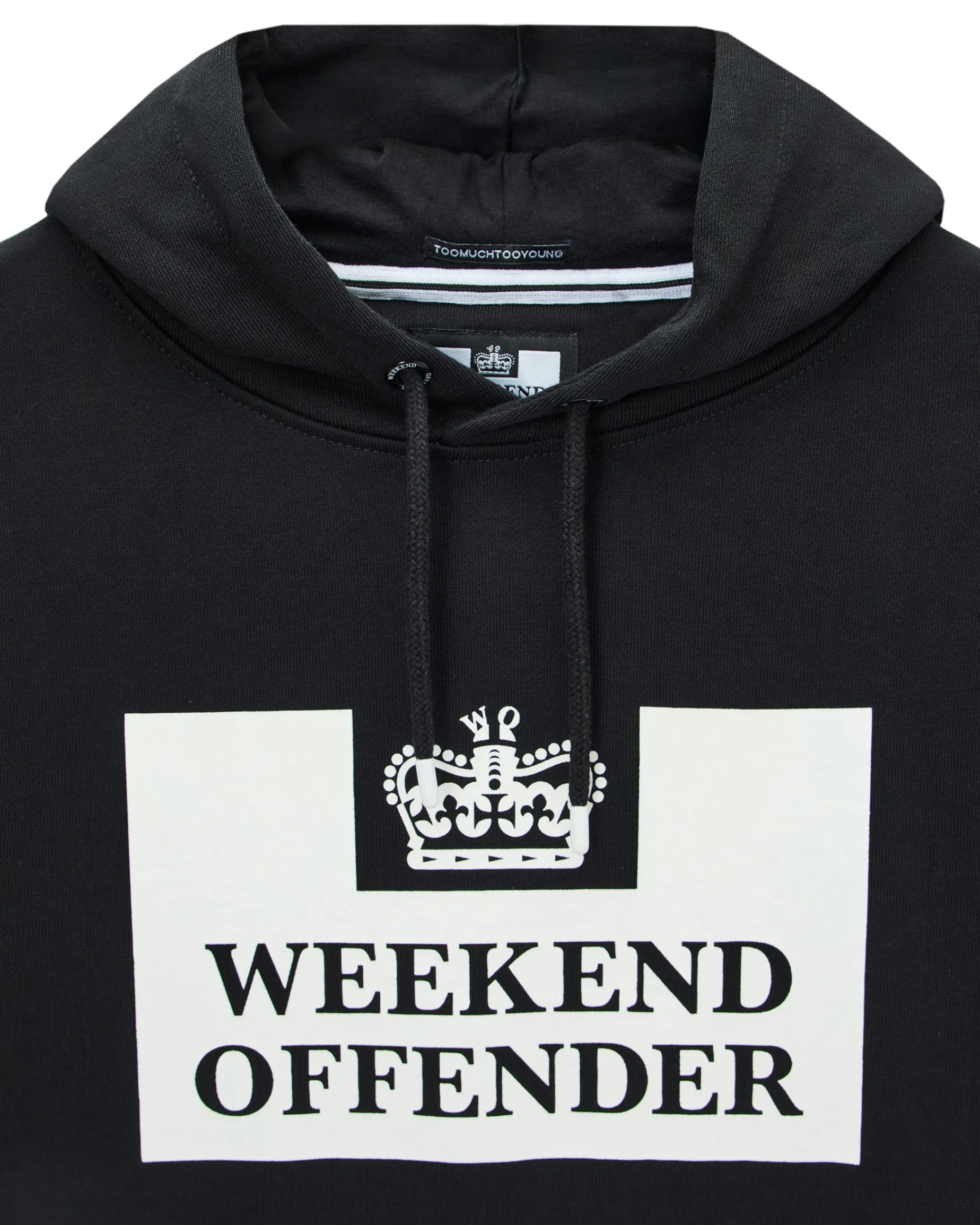 HM Service Klassischer Hoodie Schwarz