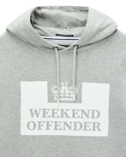 HM Service Klassischer Hoodie Graumeliert