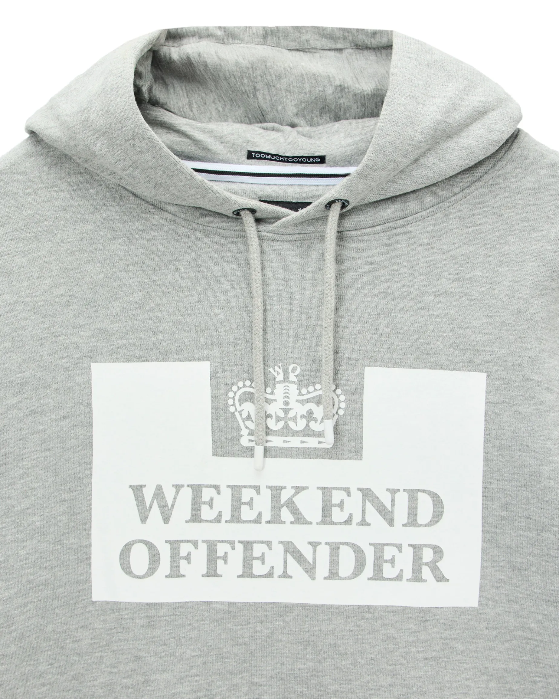 HM Service Klassischer Hoodie Graumeliert