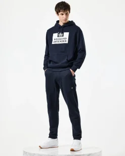 HM Service Klassischer Kapuzenpullover Marineblau