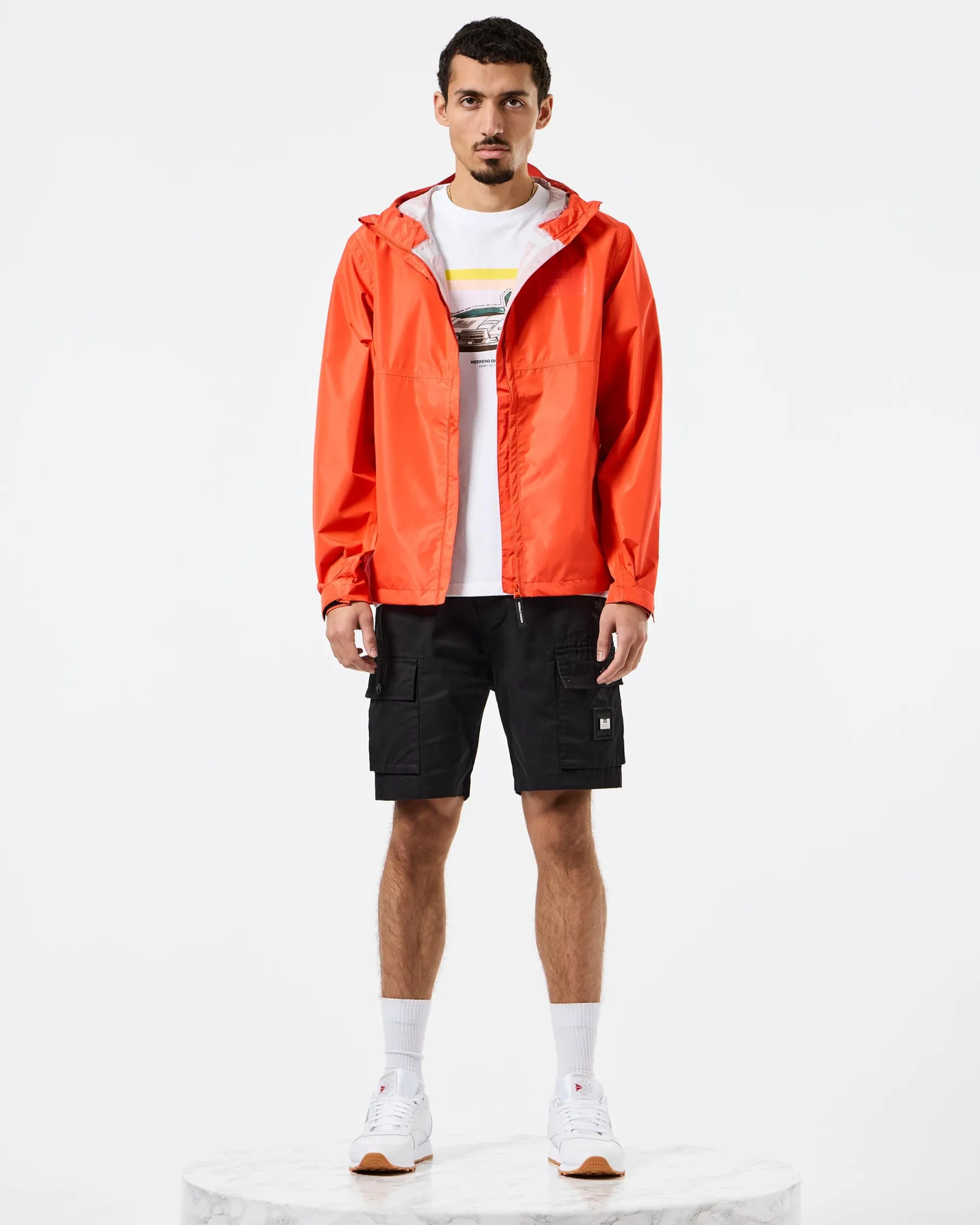 Inglewood Avenue Wasserdichte Jacke Tango Orange