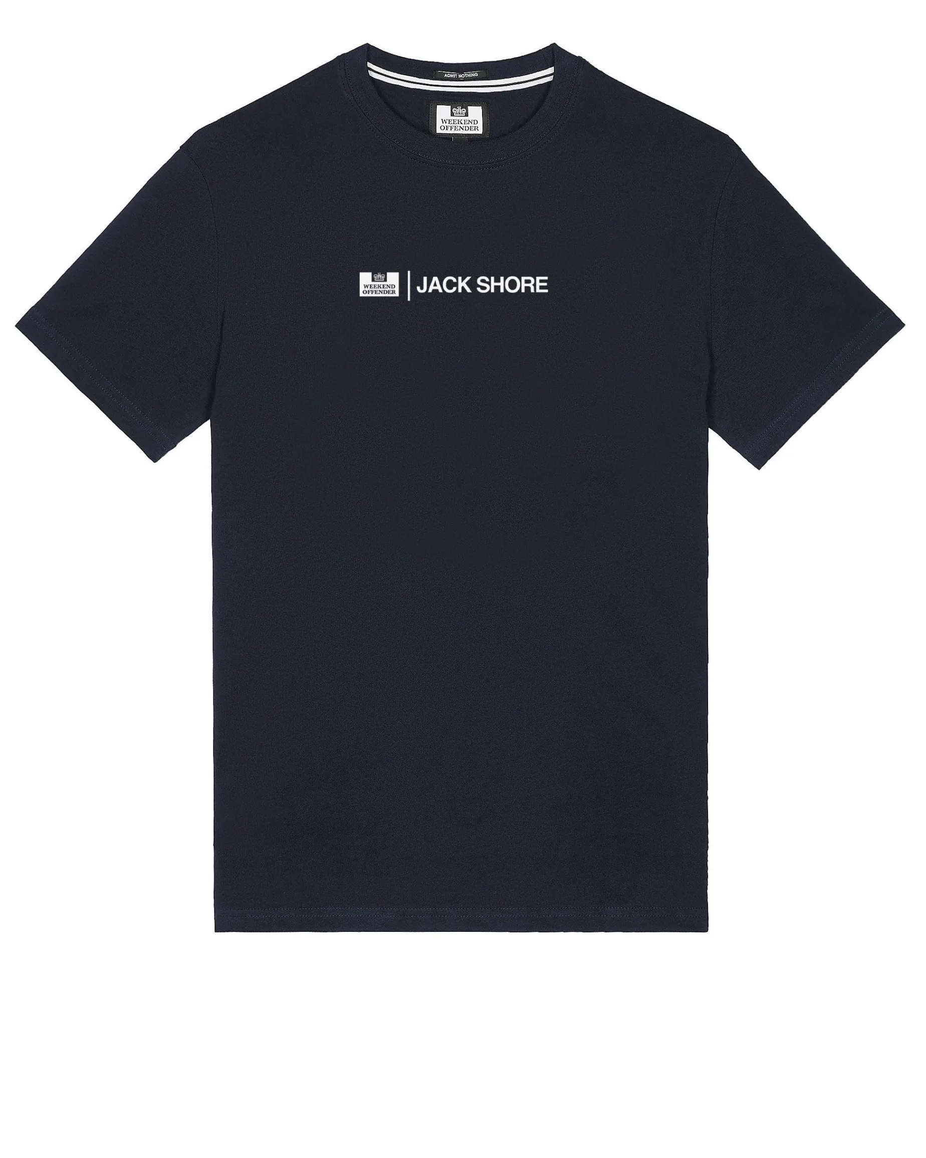 Jack Shore – Training Camp – T-Shirt mit Grafik, Marineblau