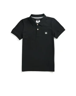 Kinder Caneiros Poloshirt Schwarz