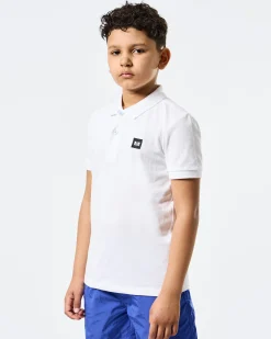 Kinder Caneiros Poloshirt Weiß