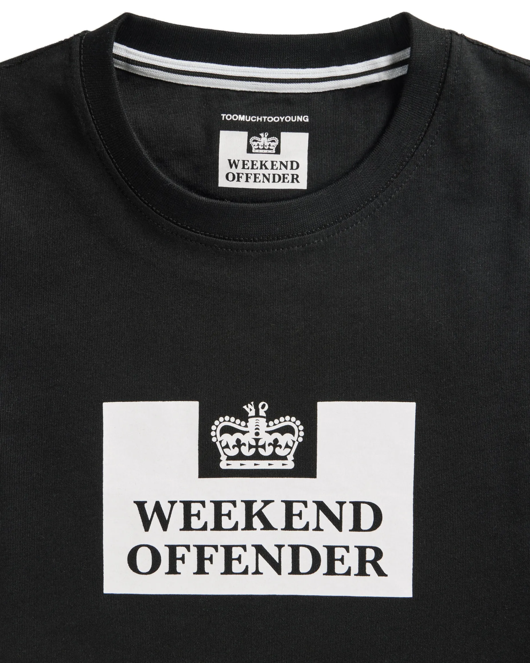 Kinder Prison Classic T-Shirt Schwarz
