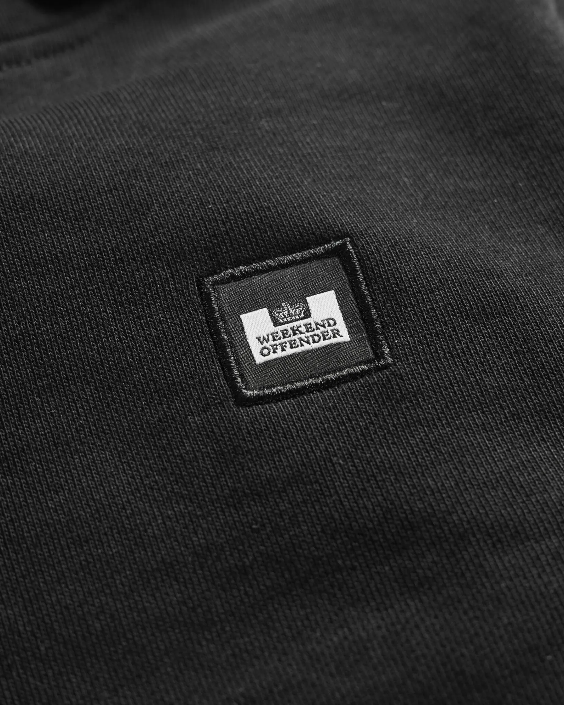 Kinder Ribbe Hoodie Schwarz