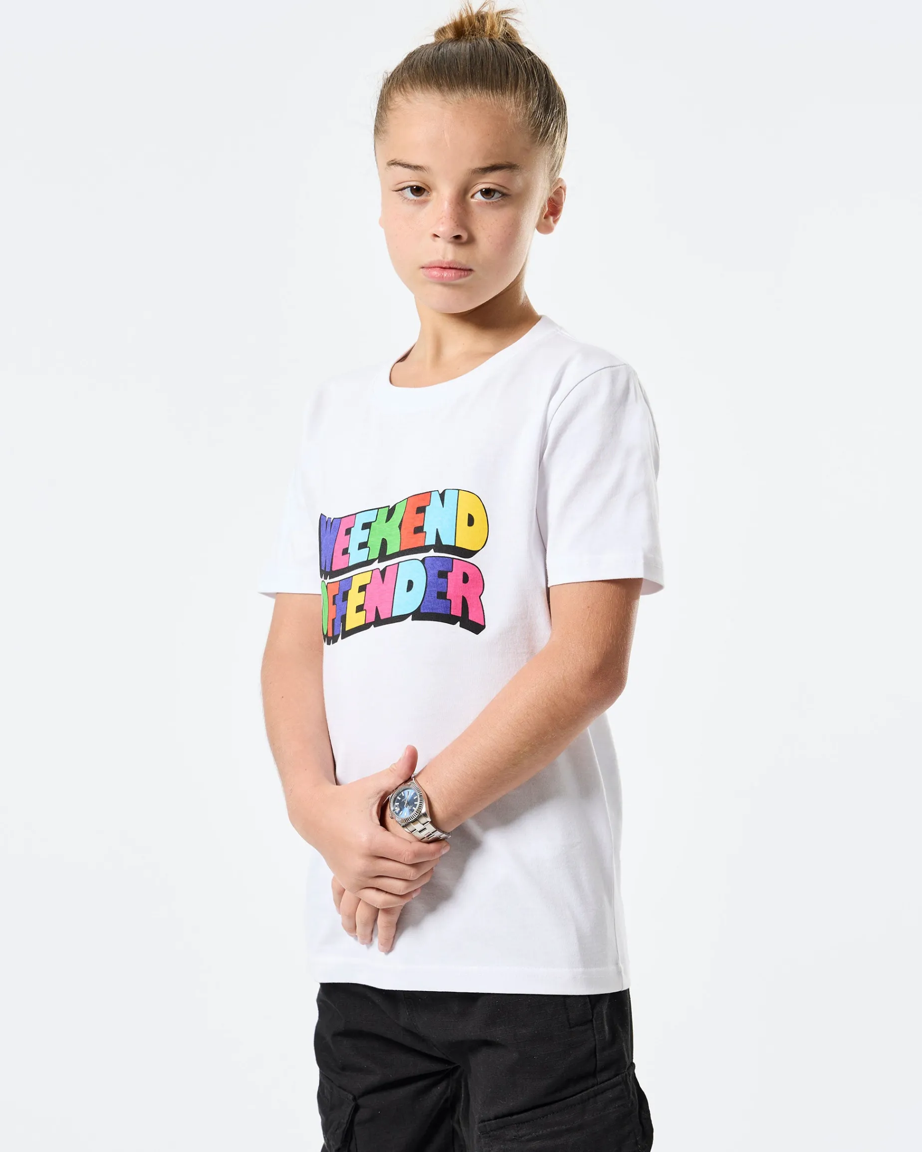 Kinder T-Shirt mit „Hallelujah“-Grafik in Weiß