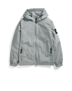 Kinder-Technikerjacke mit Netzfutter, Rauchgrau