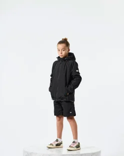 Kinder-Technikerjacke mit Netzfutter in Schwarz