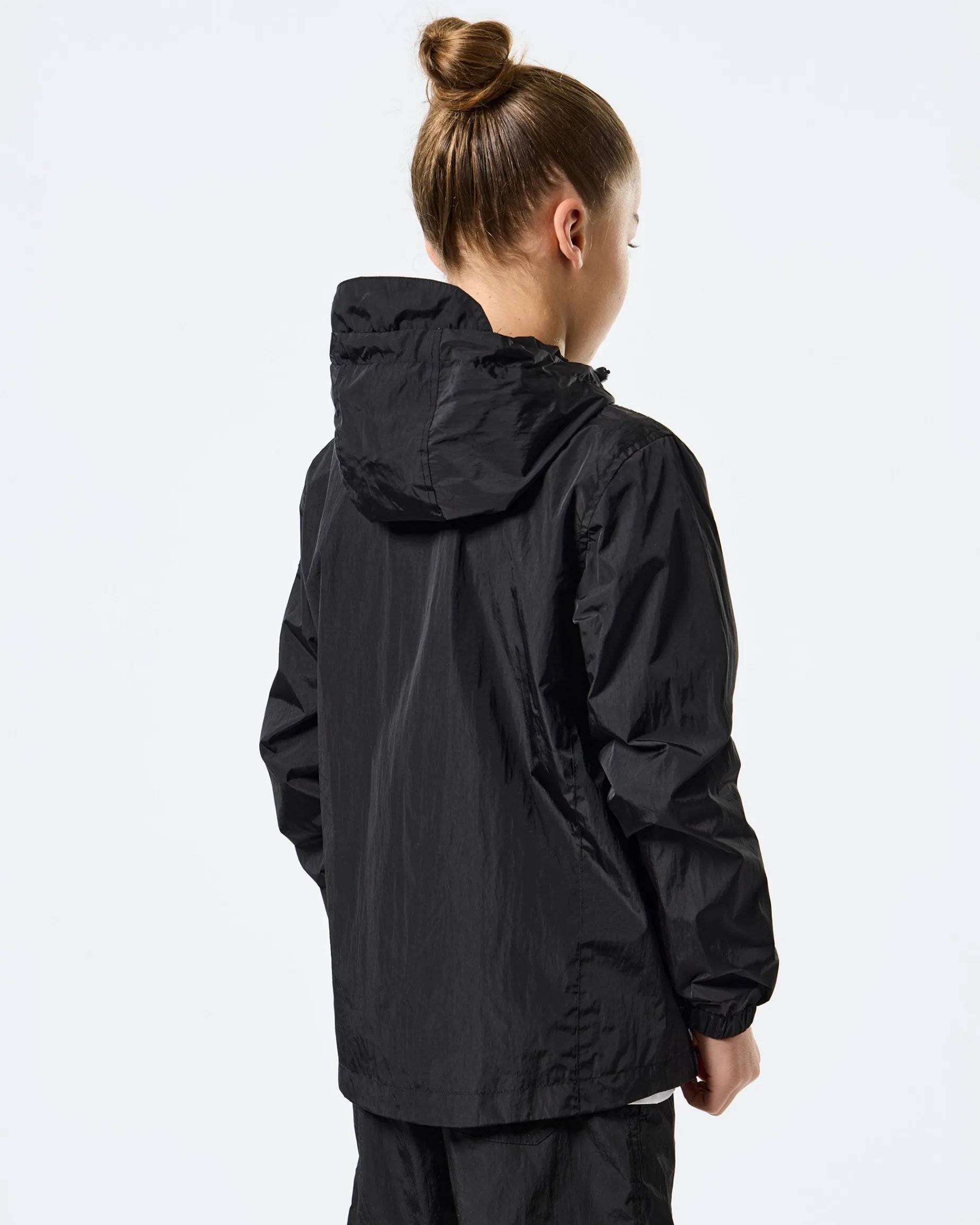 Kinder-Technikerjacke mit Netzfutter in Schwarz