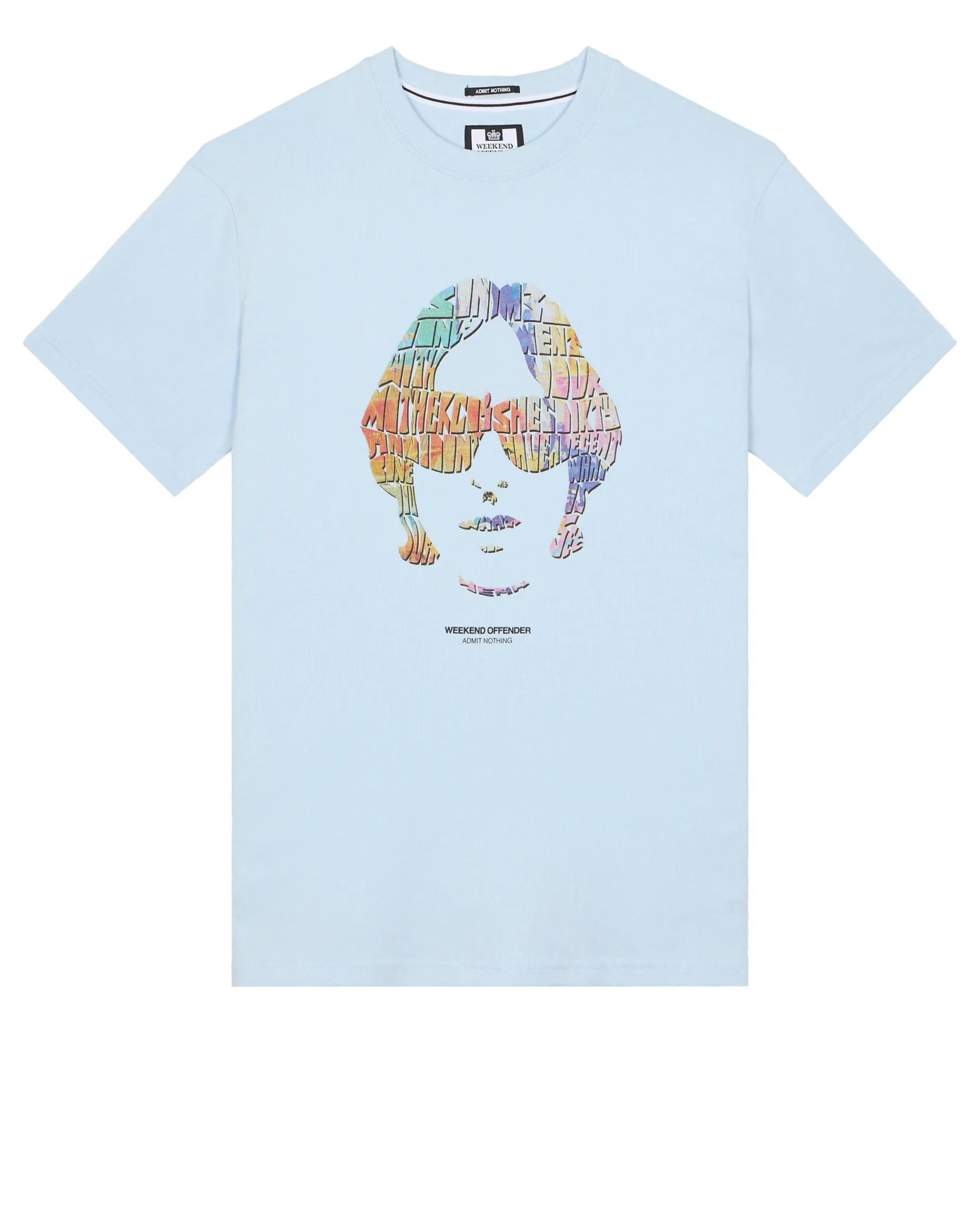 Kinky Afro Grafik T-Shirt Ozeanwelle