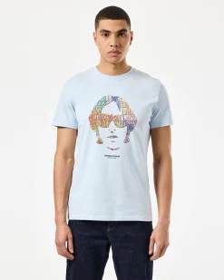 Kinky Afro Grafik T-Shirt Ozeanwelle