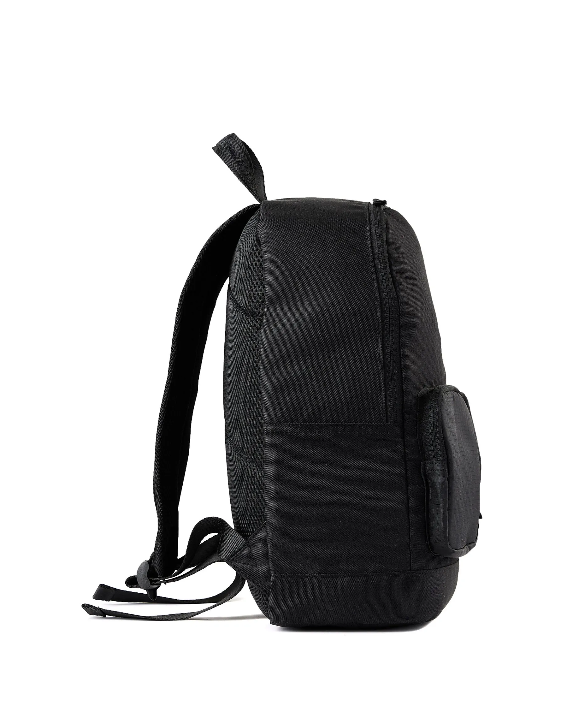 Klassischer Rucksack Schwarz Ripstop