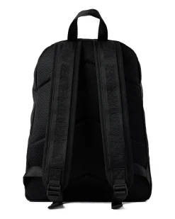 Klassischer Rucksack Schwarz Ripstop
