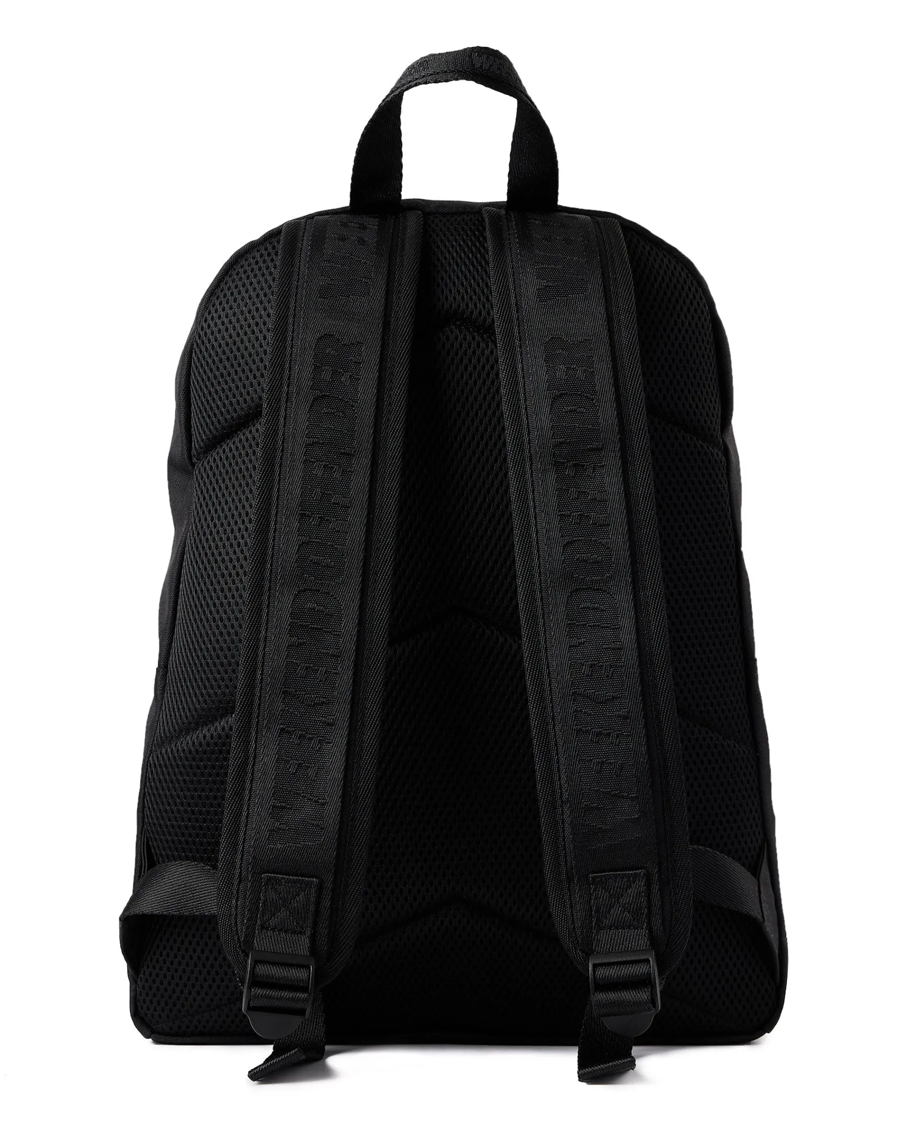 Klassischer Rucksack Schwarz Ripstop