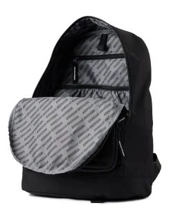 Klassischer Rucksack Schwarz Ripstop