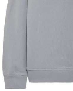 Kraviz – Sweatshirt mit Viertelreißverschluss, Rauchgrau