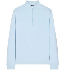 Kraviz Sweatshirt mit Viertelreißverschluss Oceanwave Blau