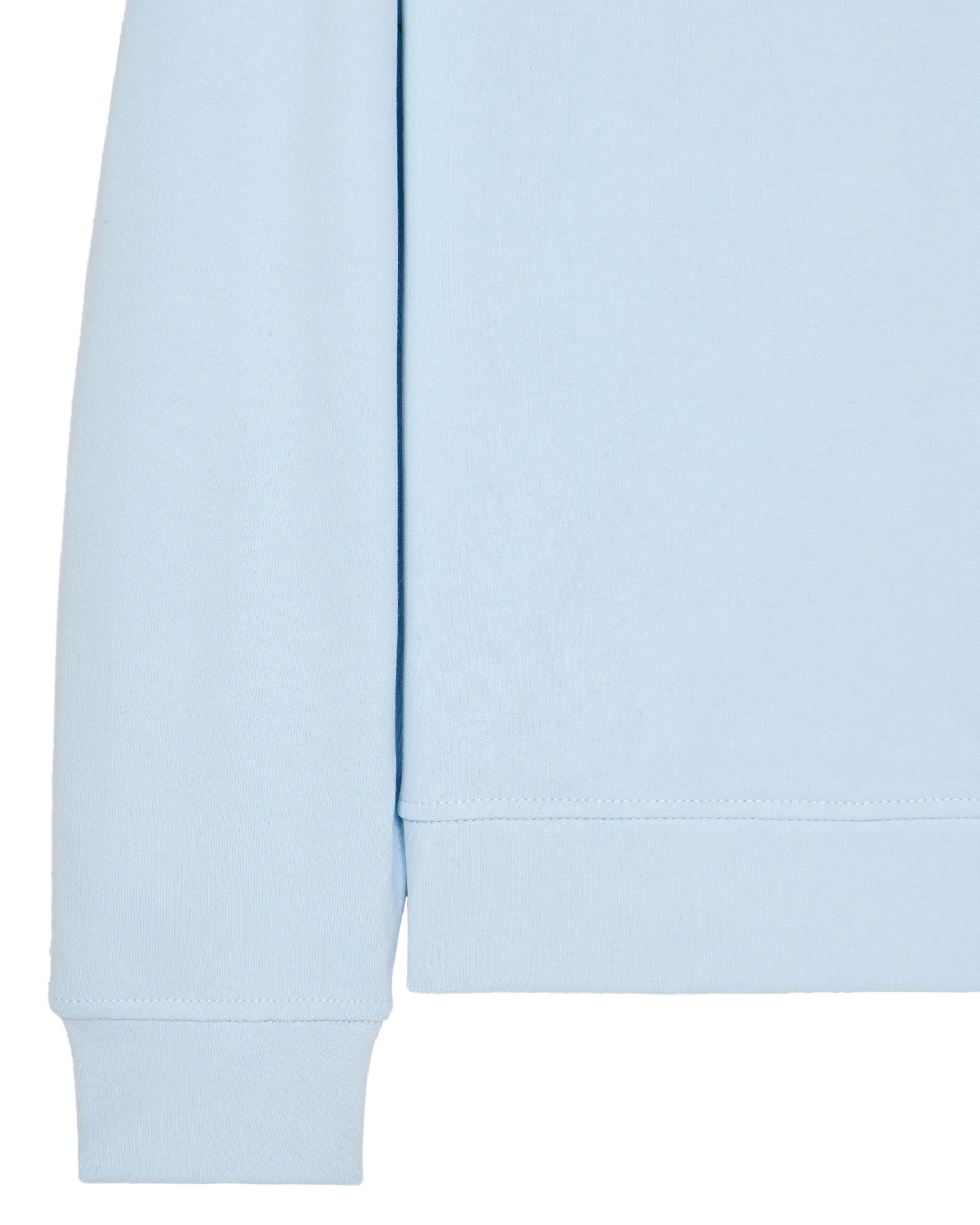 Kraviz Sweatshirt mit Viertelreißverschluss Oceanwave Blau