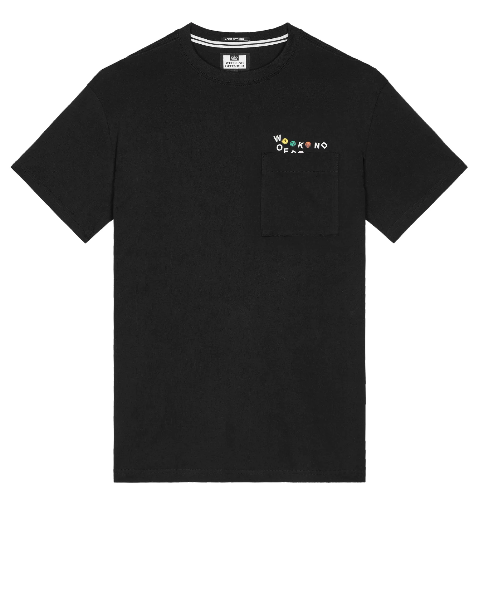 Kyra Grafik-T-Shirt Schwarz