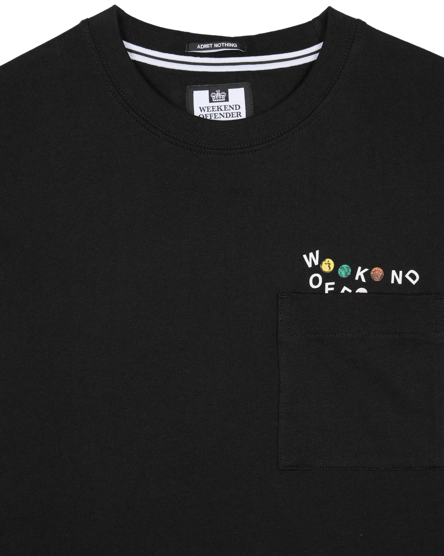 Kyra Grafik-T-Shirt Schwarz