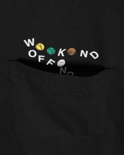 Kyra Grafik-T-Shirt Schwarz