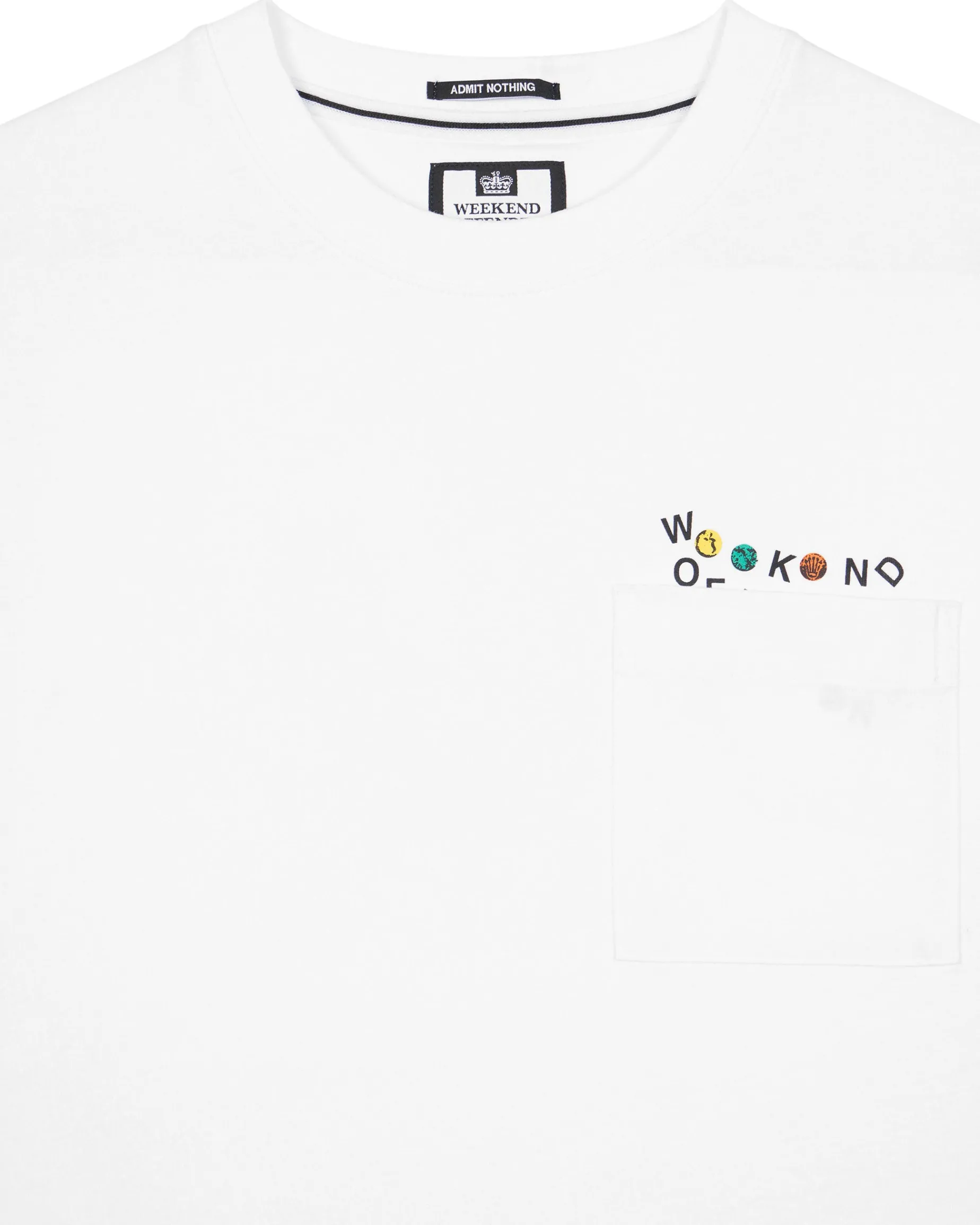 Kyra Grafik-T-Shirt Weiß