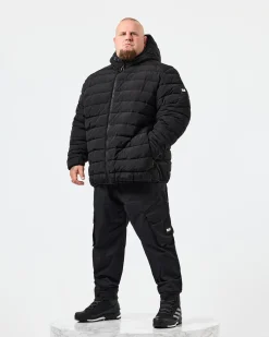 La Gaurdia Pufferjacke Schwarz - Große Größe
