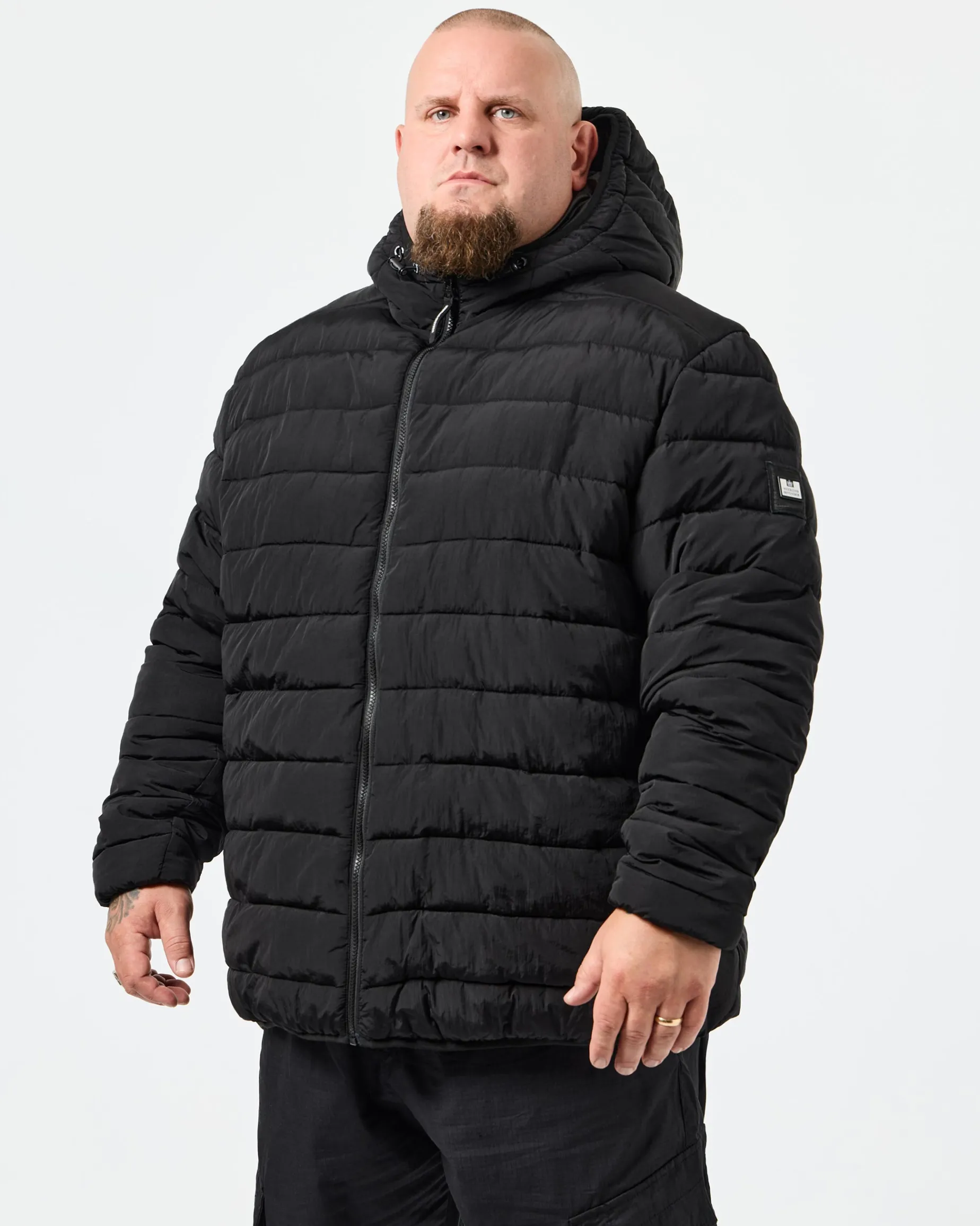 La Gaurdia Pufferjacke Schwarz - Große Größe
