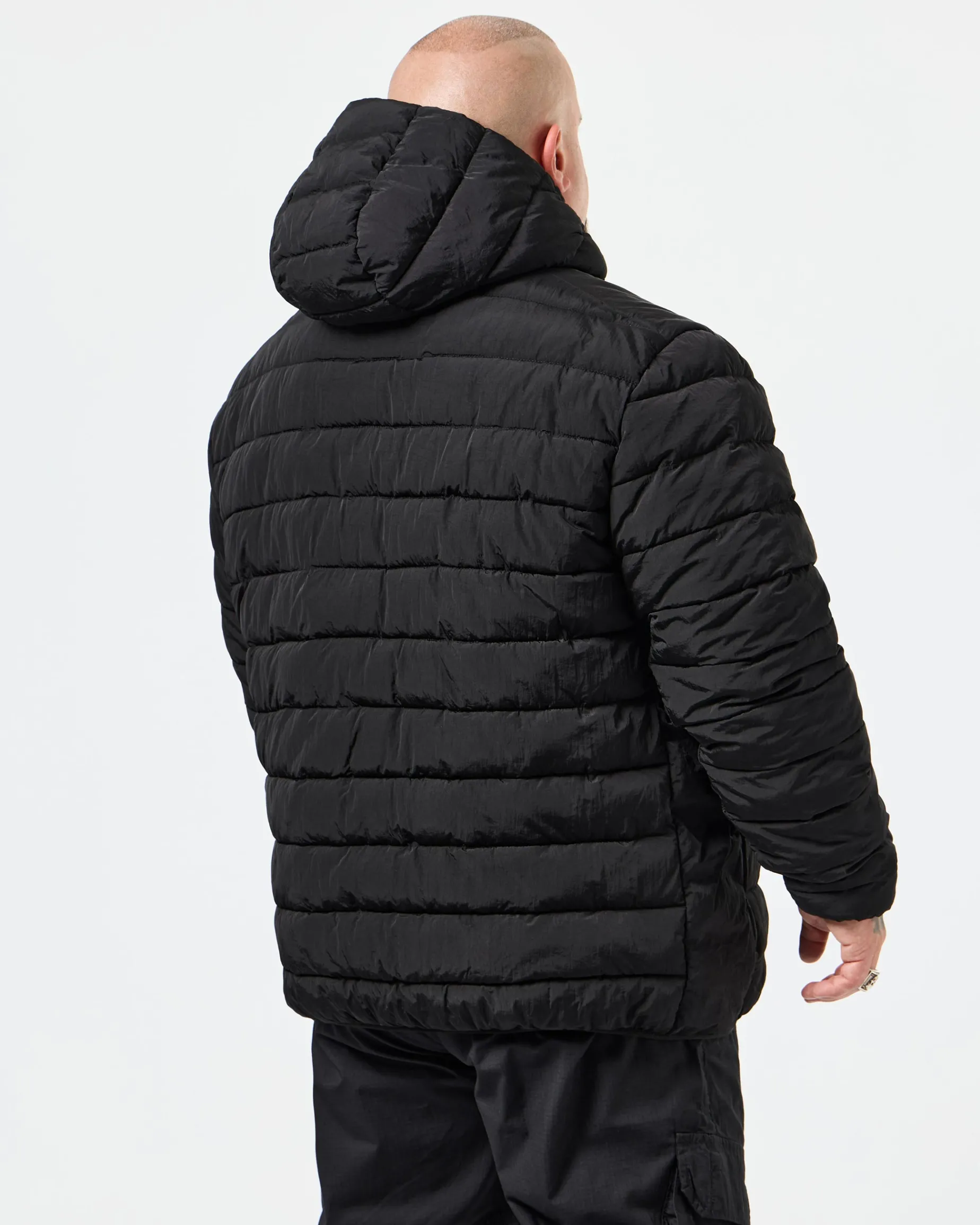 La Gaurdia Pufferjacke Schwarz - Große Größe
