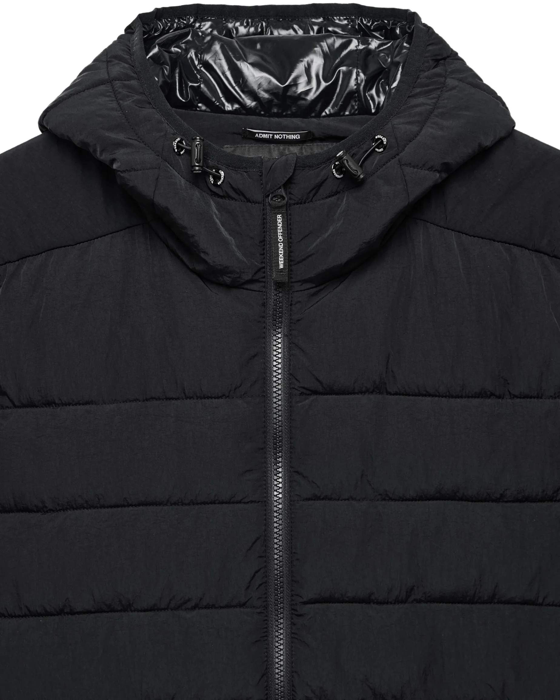 La Gaurdia Pufferjacke Schwarz - Große Größe