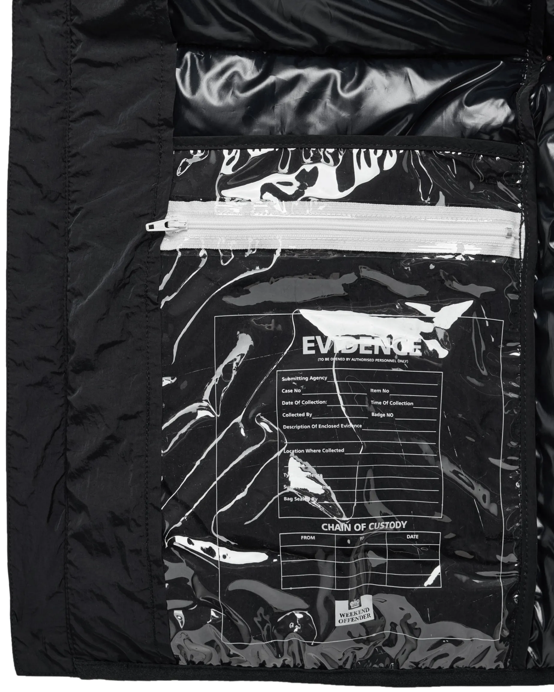 La Gaurdia Pufferjacke Schwarz - Große Größe