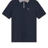 Lachine Poloshirt Marineblau/Mid House Check