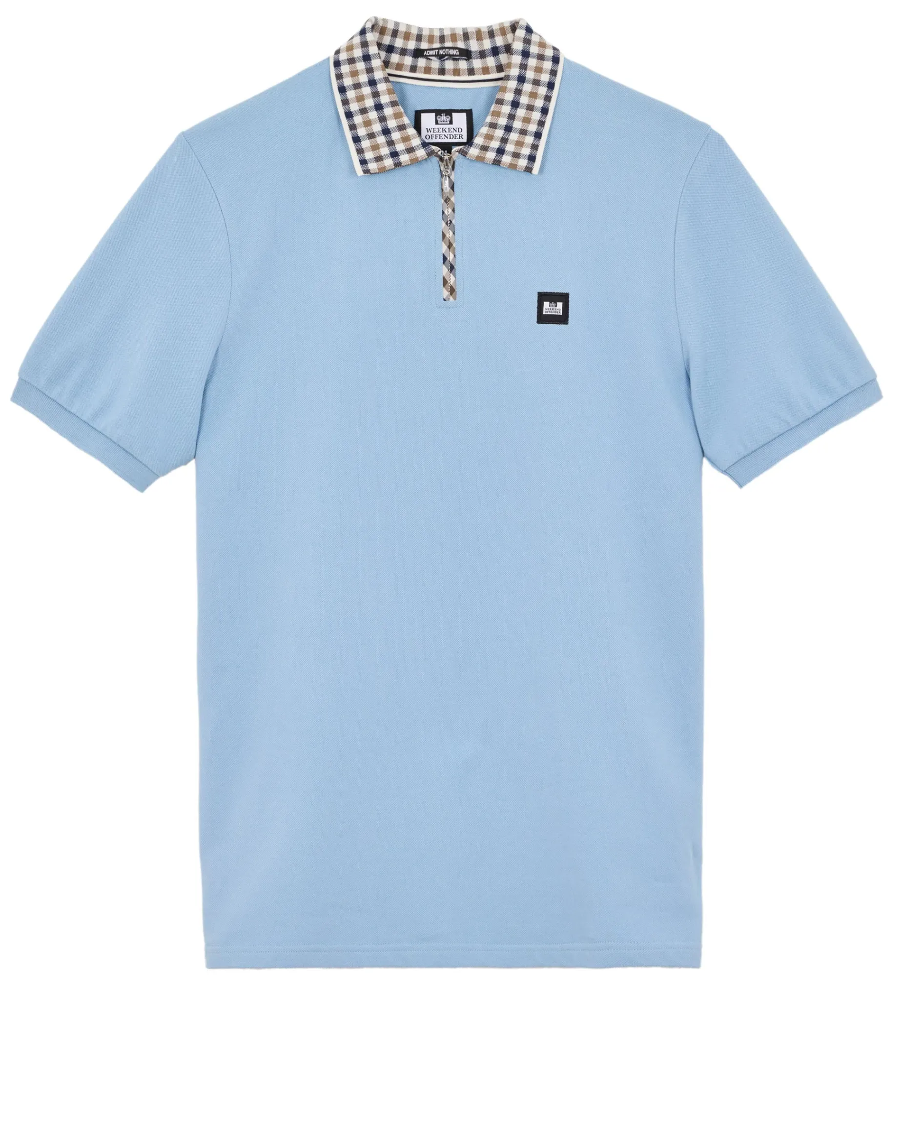 Lachine Poloshirt Marineblau/Mid House Check