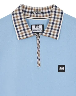 Lachine Poloshirt Marineblau/Mid House Check