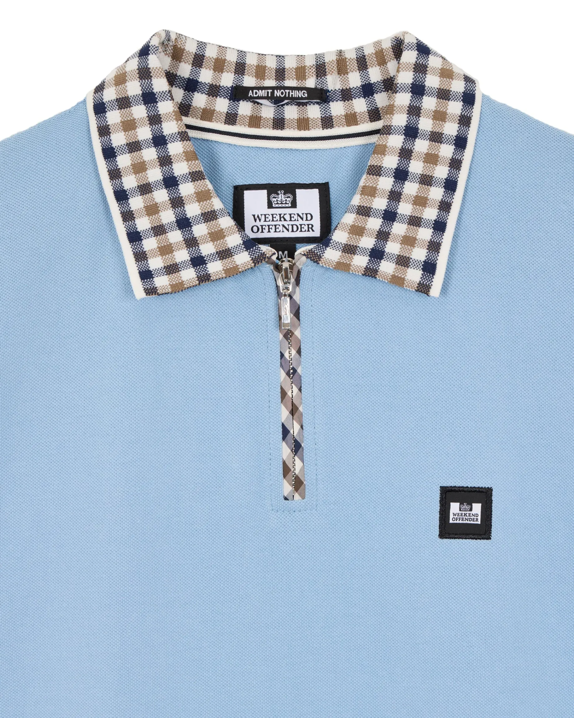 Lachine Poloshirt Marineblau/Mid House Check